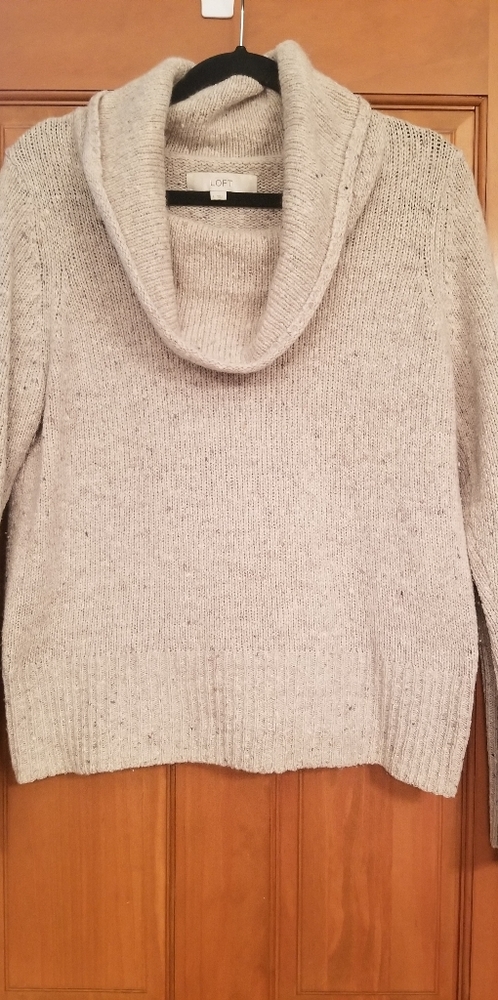 Loft Cowl Neck Wool Sweatee